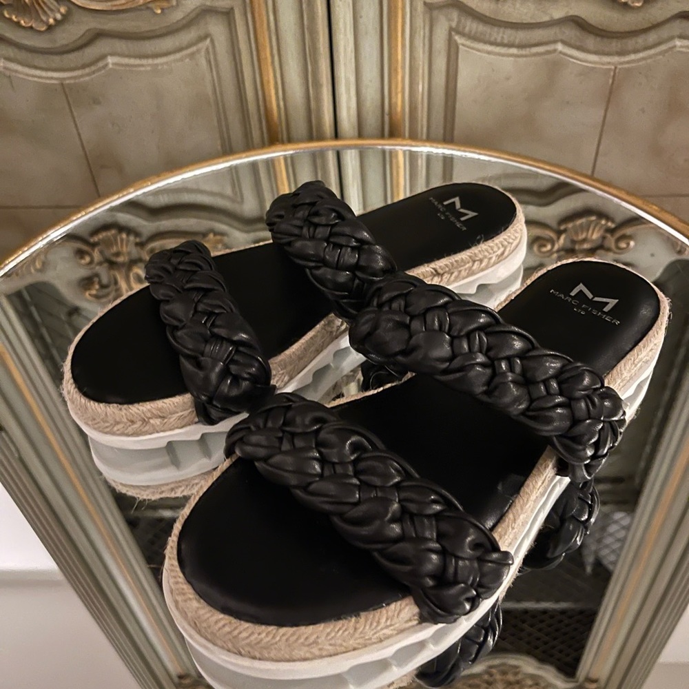 Marc Fisher Espadrille Slide Sandal